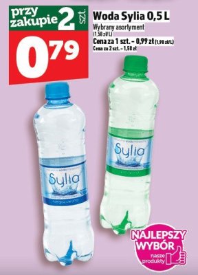 Woda Sylia 0,5 L promocja w TOPAZ