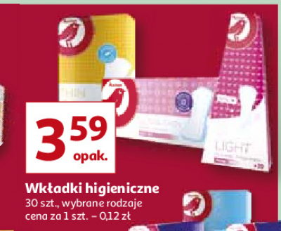 Wkładki higieniczne Auchan promocja