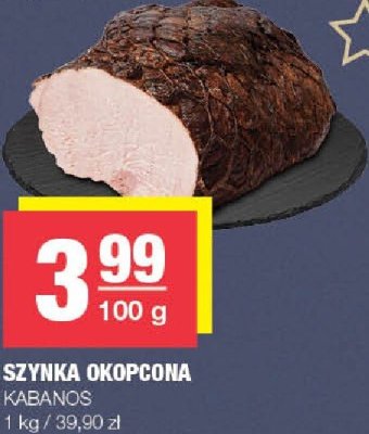 Szynka okopcona Kabanos promocja w SPAR