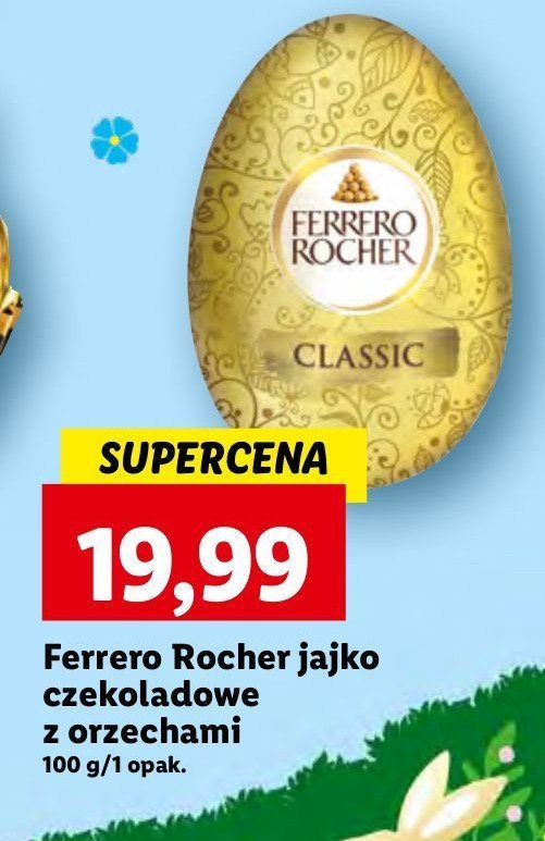 Jajko z czekolady Ferrero rocher promocja