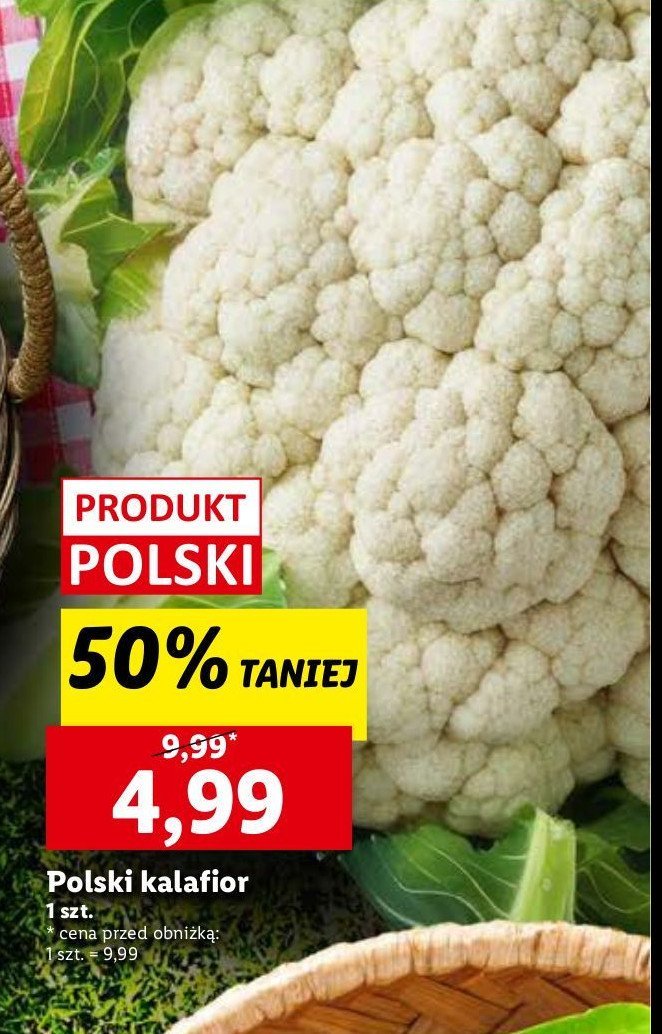 Kalafior polska promocja w Biedronka