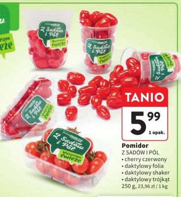Pomidor daktylowy trójkąt promocja w Intermarche