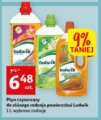 P艂yn do mycia drewna Ludwik promocja