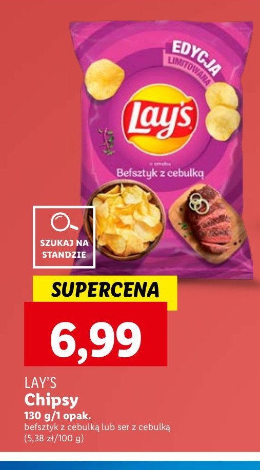 Chipsy śmietankowy serek z cebulką Lay's Frito lay lay's promocja