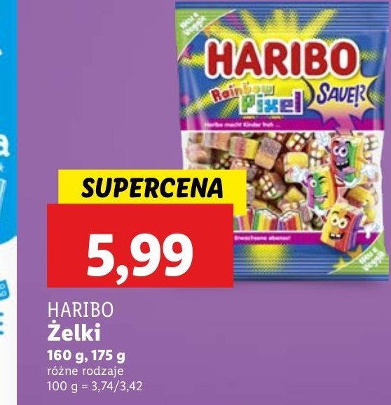 Żelki saver Haribo rainbow promocja