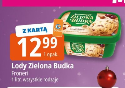Lody Zielona Budka Froneri promocja w Leclerc