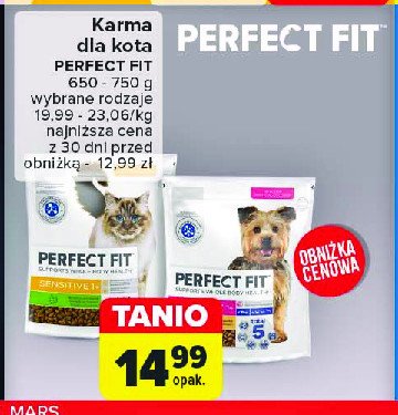 Karma dla kota sensitive Perfect fit promocja