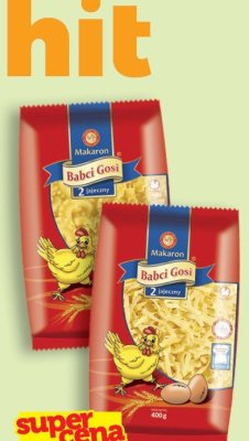 Makaron 2-jajeczny Babci Gosi Artex 400g promocja w TOPAZ