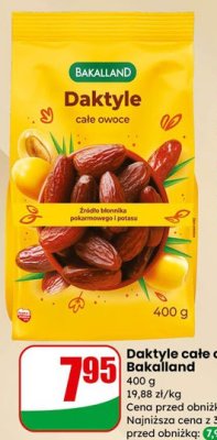 Daktyle całe owoce  promocja w Dino