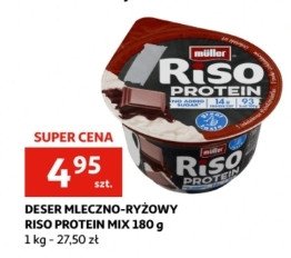 Deser czekoladowy Muller riso protein promocja