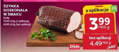 Szynka doskonała w smaku Duda promocja w Stokrotka