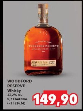 Bourbon WOODFORD RESERVE promocja