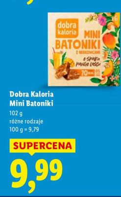 Mini Batoniki różne rodzaje promocja w Lidl