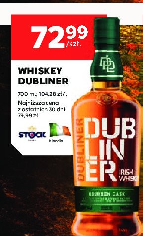 Whisky Dubliner promocja