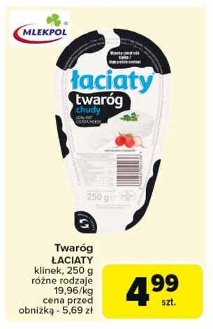 Twaróg chudy Łaciaty promocja