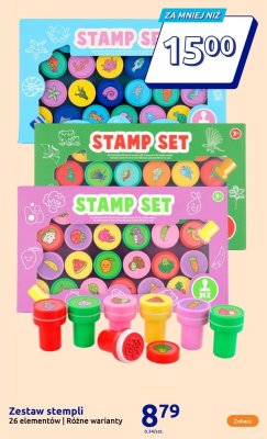 Zestaw stempli - 26 elementów promocja w Action