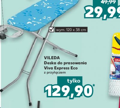 Deska do prasowania viva express eco 120 x 38 cm Vileda promocja