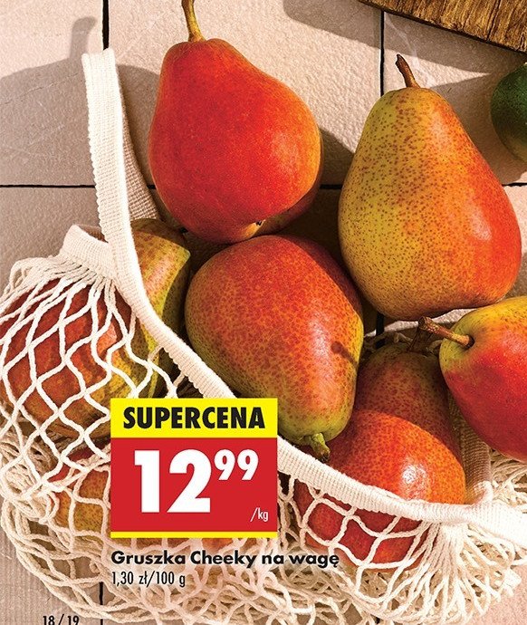 Gruszka cheeky promocja w Biedronka