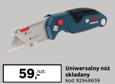 Uniwersalny nóż składany Bosch promocja w Leroy Merlin