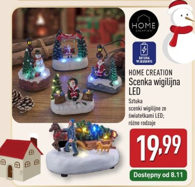 Scenka wigilijna LED  promocja w Aldi