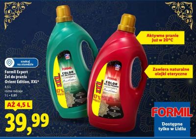 Żel do prania Formil Expert Orient Edition XXL promocja w Lidl