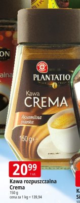 Kawa rozpuszczalna Crema promocja w Leclerc