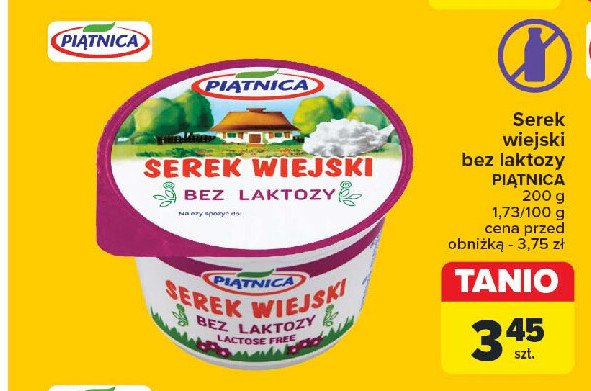 Serek wiejski bez laktozy Piątnica promocja