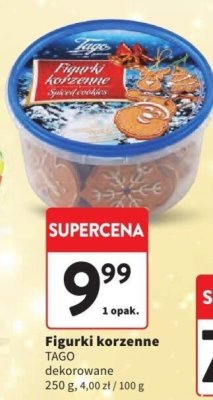 Figurki korzenne Tago dekorowane promocja w Intermarche