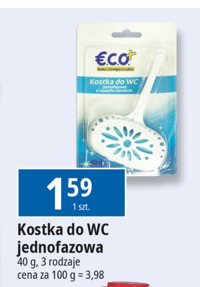 Kostka do wc morska Eco+ promocja w Leclerc