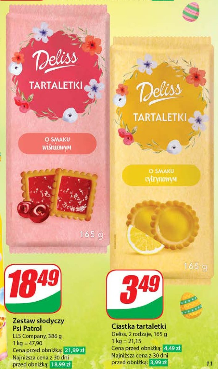 Tartaletki cytrynowe Deliss promocja