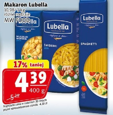 Makaron Lubella promocja w Prim Market