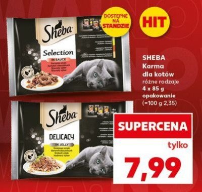 Karma dla kota smaki soczyste Sheba selection in sauce promocja