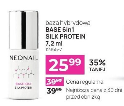 Baza hybrydowa  BASE 6in1 SILK PROTEIN 12365-7 promocja w NEONAIL & NEO MAKE UP
