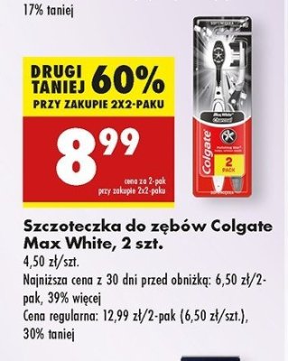 Szczoteczka charcoal soft Colgate max white promocja