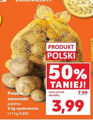 Ziemniaki jadalne promocja w Kaufland