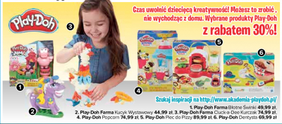 B艂otne 艣winki Play-doh farma promocja