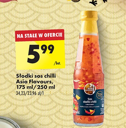 Sos słodki chili Asia flavours promocja