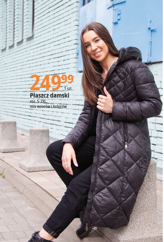P艂aszcz damski rozm. s-2xl promocja