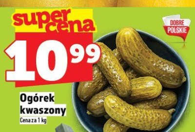 Ogórek kwaszony promocja w TOPAZ