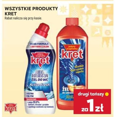 Żel do WC Kret promocja w Stokrotka