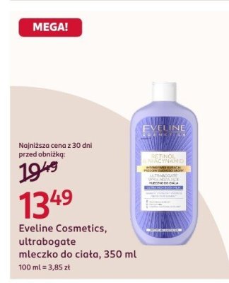 Mleczko do ciała Eveline Cosmetics 350 ml promocja w Rossmann
