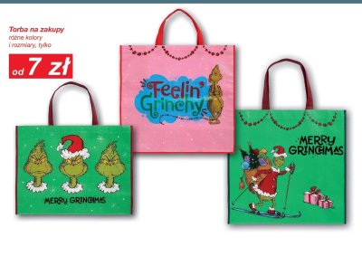 Torba na zakupy Grinch promocja w KiK