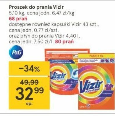 Żel do prania Vizir promocja