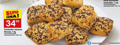 Paszteciki z farszem kleczew, 1 kg promocja w Twój Market