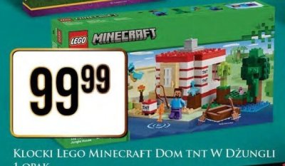 Klocki LEGO Minecraft Dom tnt w dżungli promocja w Dino