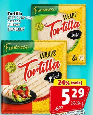 Tortilla pszenna grillowa promocja w Prim Market