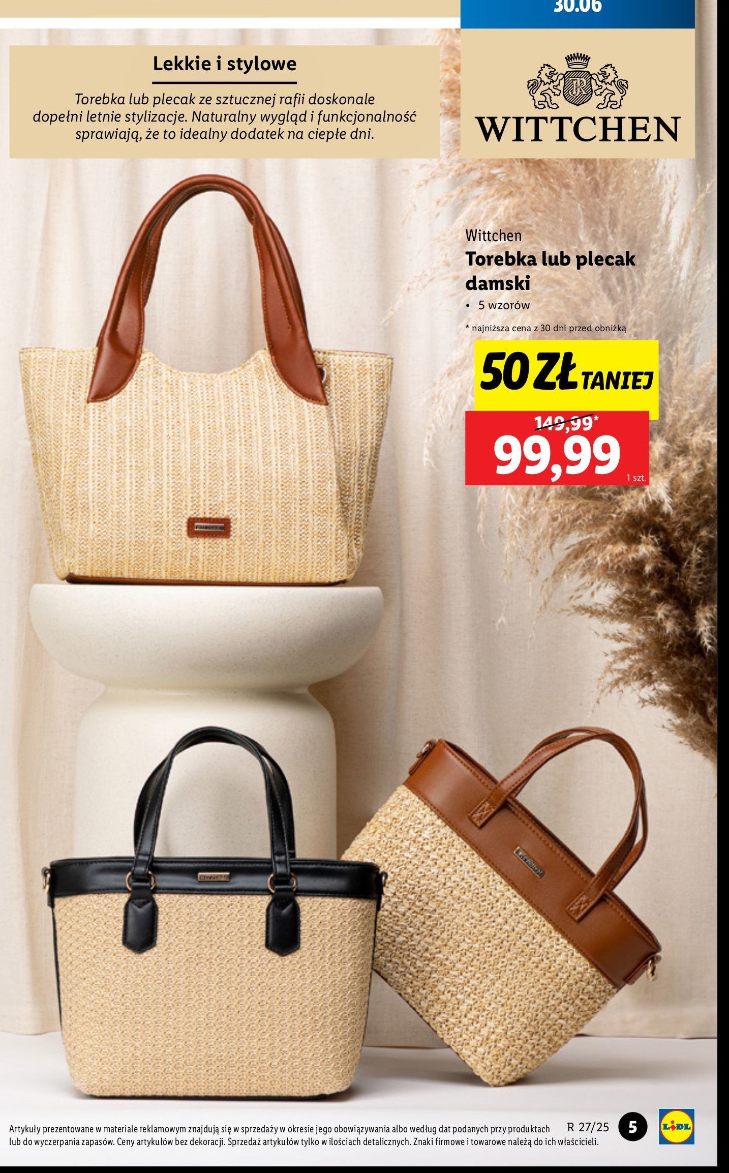 Plecak z włoskiej skóry Wittchen promocja w Lidl
