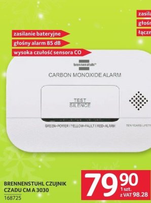 Czujnik czadu BRENNENSTUHL CM A 3030 promocja w Selgros