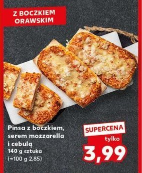 Pinsa z serem mozzarella i cebulą promocja w Selgros