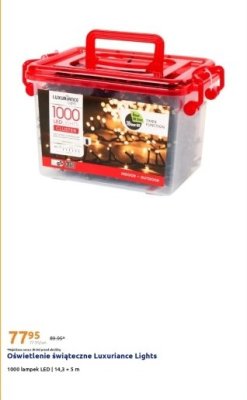 Oświetlenie świąteczne Luxuriance Lights 1000 lampek LED promocja w Action